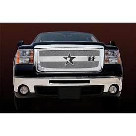 RBP (Rolling Big Power) Grille Insert - Chrome Plated Stainless Steel Rectangular/ Trapezoid - 851208