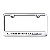 Automotive Gold License Plate Frame - Silver Stainless Steel - LFCMRSSEC