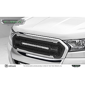 ZROADZ Grille Insert - Laser Cut Pattern Black Powder Coated Steel - Z315761
