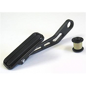 Lokar Performance Accelerator Pedal - Black Aluminum - XDBW6004