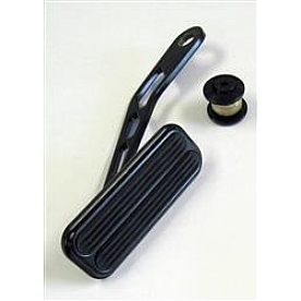 Lokar Performance Accelerator Pedal - Black Aluminum - XDBW6007