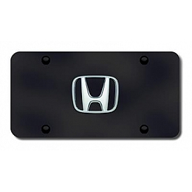 Automotive Gold License Plate - Honda Logo Stainless Steel - HONCB