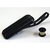 Lokar Performance Accelerator Pedal - Black Aluminum - XDBW6012