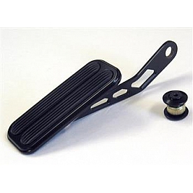 Lokar Performance Accelerator Pedal - Black Aluminum - XDBW6016