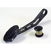 Lokar Performance Accelerator Pedal - Black Aluminum - XDBW6103