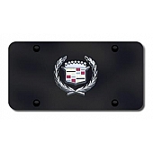 Automotive Gold License Plate - Cadillac Old Logo Stainless Steel - CADCB
