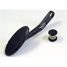 Lokar Performance Accelerator Pedal - Black Steel - XDBW6104