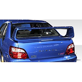 Extreme Dimensions Spoiler - Custom Primered Fiberglass Black - 100601