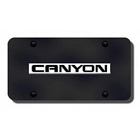 Automotive Gold License Plate - Canyon Stainless Steel - CANNCB