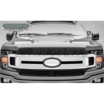 T-Rex Truck Products Grille Insert - Mesh Rectangular Black Powder Coated Steel - 6715691BR-1