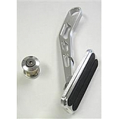 Lokar Performance Accelerator Pedal - Silver Aluminum - DBW6004