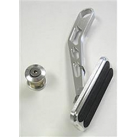 Lokar Performance Accelerator Pedal - Silver Aluminum - DBW6004