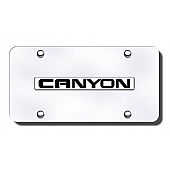 Automotive Gold License Plate - Canyon Stainless Steel - CANNCC