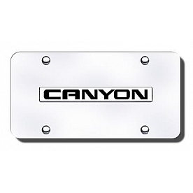 Automotive Gold License Plate - Canyon Stainless Steel - CANNCC