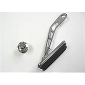 Lokar Performance Accelerator Pedal - Silver Steel - DBW6007