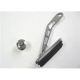 Lokar Performance Accelerator Pedal - Silver Steel - DBW6007