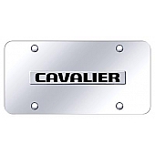 Automotive Gold License Plate - Cavalier Stainless Steel - CAVNCC