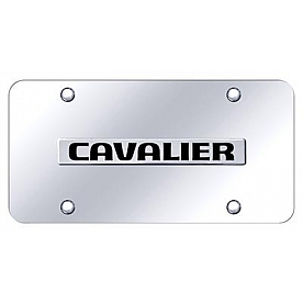 Automotive Gold License Plate - Cavalier Stainless Steel - CAVNCC