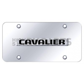 Automotive Gold License Plate - Cavalier Stainless Steel - CAVNCC