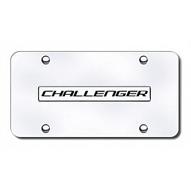 Automotive Gold License Plate - Challenger Stainless Steel - CHANCC
