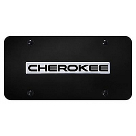 Automotive Gold License Plate - Cherokee Stainless Steel - CHENCB
