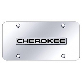 Automotive Gold License Plate - Cherokee Stainless Steel - CHENCC