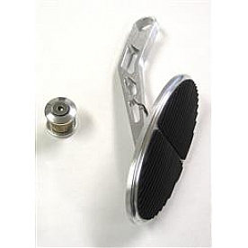 Lokar Performance Accelerator Pedal - Silver Aluminum - DBW6105
