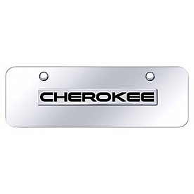 Automotive Gold License Plate - Cherokee Stainless Steel - CHENCCM