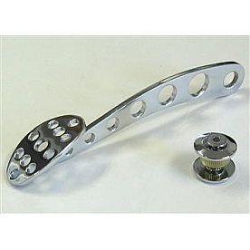 Lokar Performance Accelerator Pedal - Silver Steel - DBW6151