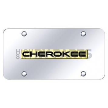 Automotive Gold License Plate - Cherokee Stainless Steel - CHENGC
