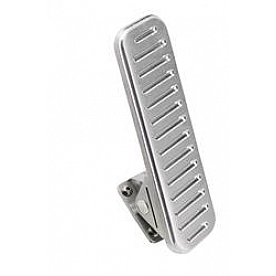 Lokar Performance Accelerator Pedal - Silver Aluminum - FMG6097
