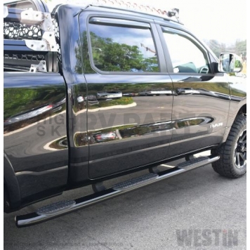 Westin Public Safety Nerf Bar - Truck Wheel To Wheel Steel Oval 5 Inch - 21534765-8