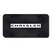 Automotive Gold License Plate - Chrysler Stainless Steel - CHRNCB