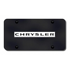 Automotive Gold License Plate - Chrysler Stainless Steel - CHRNCB