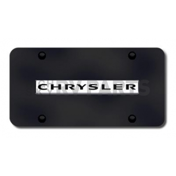 Automotive Gold License Plate - Chrysler Stainless Steel - CHRNCB