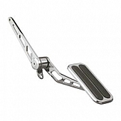 Lokar Performance Accelerator Pedal - Silver Steel - SG6016