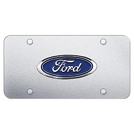 Automotive Gold License Plate - Ford Stainless Steel - FORCS