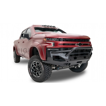 Fab Fours Bumper Vengeance 1-Piece Design Steel Black - CH15X27521-1