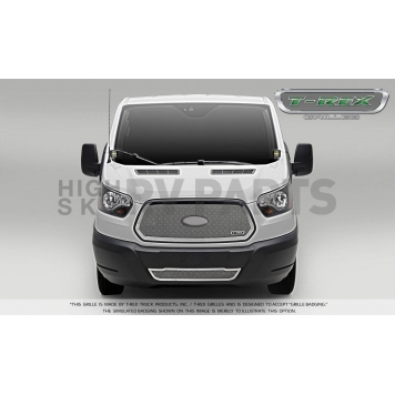 T-Rex Truck Products Grille Insert - Mesh Hexagonal Polished Stainless Steel - 54575