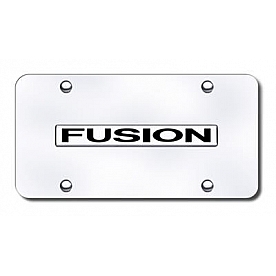Automotive Gold License Plate - Fusion Stainless Steel - FUSNCC
