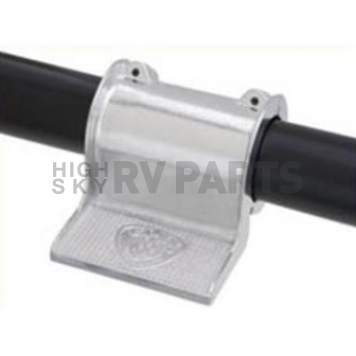 Carr Nerf Bar Flat Step Black Powder Coated Aluminum - 110541
