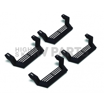 Rampage Nerf Bar Step Black Textured Powder Coated Steel Set of 4 - 26410034