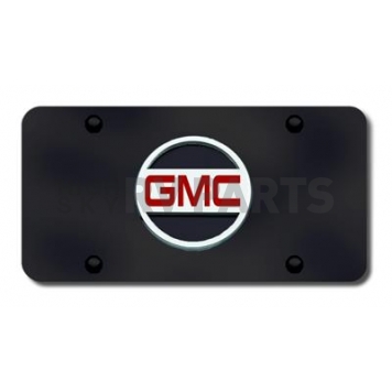 Automotive Gold License Plate - GMC New Logo Stainless Steel - GMC2CB