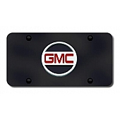 Automotive Gold License Plate - GMC New Logo Stainless Steel - GMC2GB