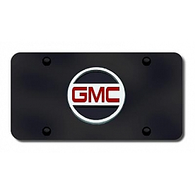 Automotive Gold License Plate - GMC New Logo Stainless Steel - GMC2GB
