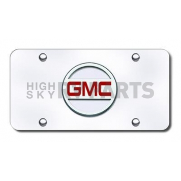 Automotive Gold License Plate - GMC New Logo Stainless Steel - GMC2GC