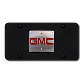 Automotive Gold License Plate - GMC Stainless Steel - GMC2SB