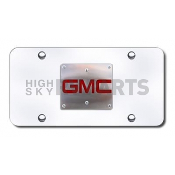 Automotive Gold License Plate - GMC Stainless Steel - GMC2SC