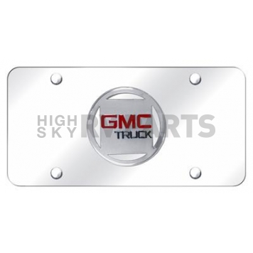 Automotive Gold License Plate - GMC Old Logo Stainless Steel - GMCCC