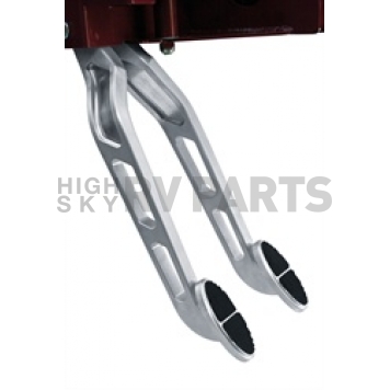 Lokar Performance Brake and Clutch Pedal Assembly - Silver Aluminum - BCA9503